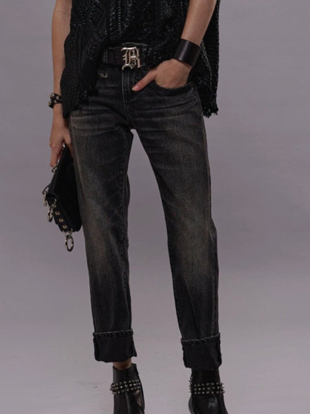 R13 "Kate Skinny" Distressed Jeans 28 - Picture 2 of 13